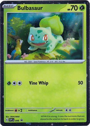 POKEMON TCG - Bulbasaur 046 SV Scarlet & Violet Promo Cards - Promo
