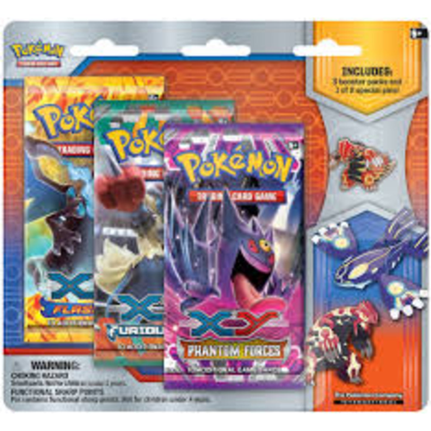 POKEMON TCG - XY - Primal Reversion / Mega Evolution Collector’s Pin Blisters