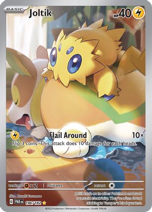 POKEMON TCG - Joltik 196/182 SV04 Paradox Rift - Illustration Rare