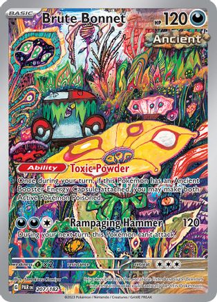 POKEMON TCG - Brute Bonnet 207/182 SV04 Paradox Rift - Illustration Rare