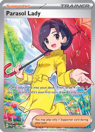 POKEMON TCG - Parasol Lady 238/182 SV04 Paradox Rift - Ultra Rare