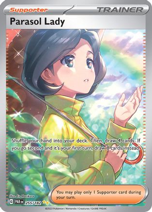 POKEMON TCG - Parasol Lady 255/182 SV04 Paradox Rift - Special Illustration Rare