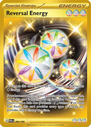 POKEMON TCG - Reversal Energy 266/182 SV04 Paradox Rift - Hyper Rare