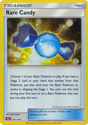 POKEMON TCG - Rare Candy (CLC) 024/034 Trading Card Game Classic - Classic Collection