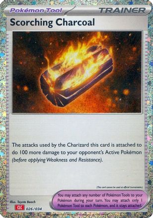POKEMON TCG - Scorching Charcoal 026/034 Trading Card Game Classic - Classic Collection