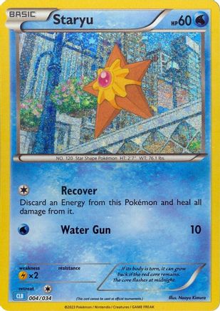 POKEMON TCG - Staryu 004/034 Trading Card Game Classic - Classic Collection