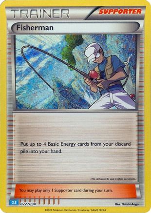 POKEMON TCG - Fisherman 022/034 Trading Card Game Classic - Classic Collection