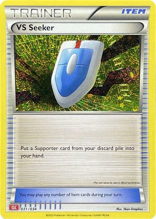 POKEMON TCG - VS Seeker (CLC) 031/034 Trading Card Game Classic - Holo Rare
