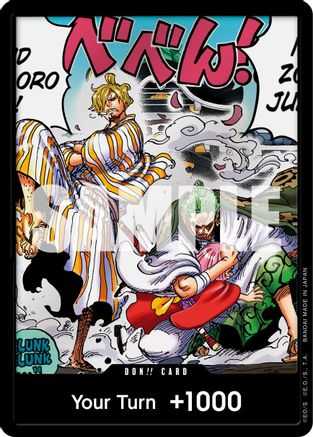 ONE PIECE TCG - DON!! Card (Alternate Art) Wings of the Captain - DON!!