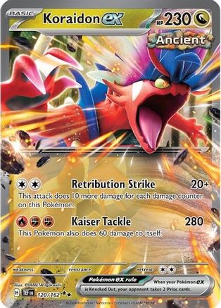 POKEMON TCG - Koraidon ex 120/162 SV05 Temporal Forces - Double Rare