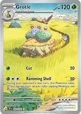 POKEMON TCG - Grotle 164/162 SV05 Temporal Forces - Illustration Rare