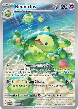 POKEMON TCG - Reuniclus 171/162 SV05 Temporal Forces - Illustration Rare