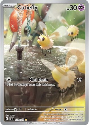 POKEMON TCG - Cutiefly 172/162 SV05 Temporal Forces - Illustration Rare