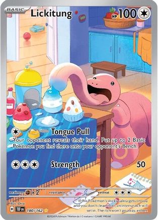 POKEMON TCG - Lickitung 180/162 SV05 Temporal Forces - Illustration Rare