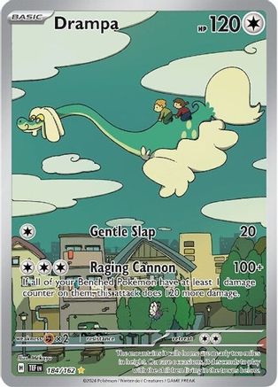 POKEMON TCG - Drampa 184/162 SV05 Temporal Forces - Illustration Rare