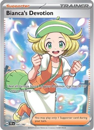 POKEMON TCG - Bianca's Devotion 197/162 SV05 Temporal Forces - Ultra Rare