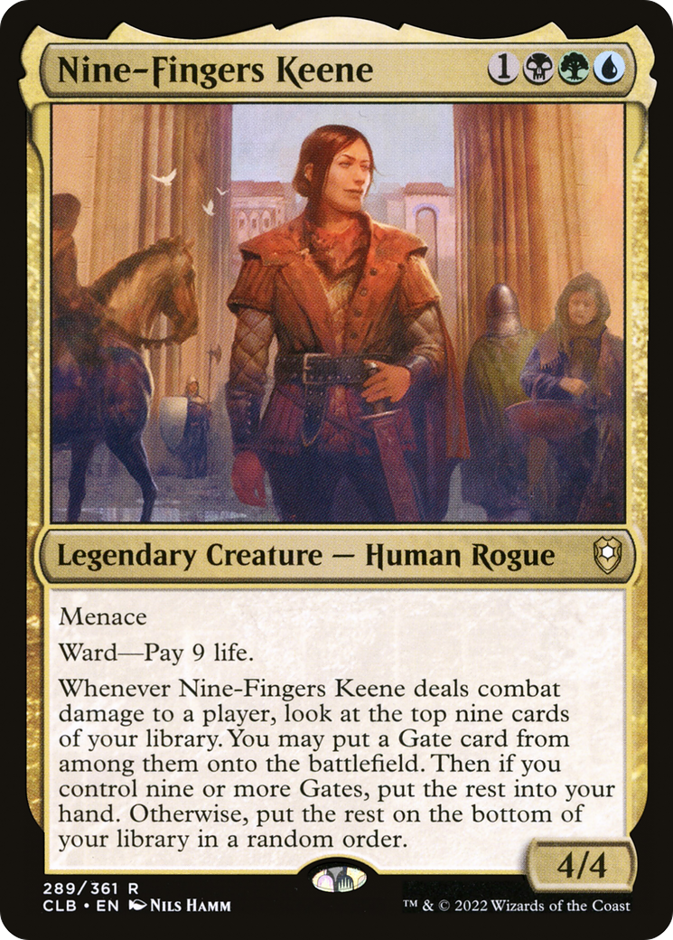 MAGIC: THE GATHERING - Nine-Fingers Keene (CLB-289) - Commander Legends: Battle for Baldur's Gate