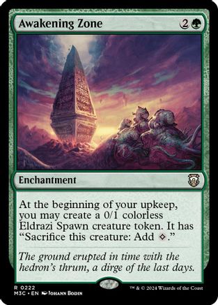 MAGIC: THE GATHERING - Awakening Zone (Ripple Foil) (M3C-222) - Modern Horizons 3 Commander Foil