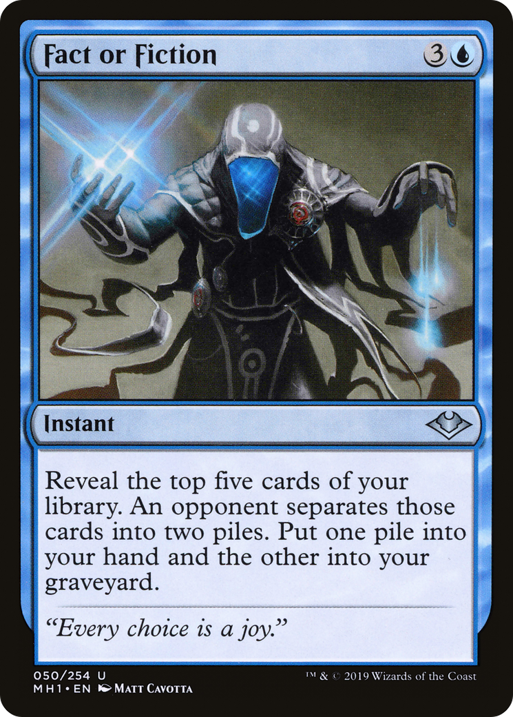 MAGIC: THE GATHERING - Fact or Fiction (MH1-050) - Modern Horizons Foil