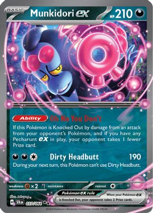 POKEMON TCG - Munkidori ex 037/064 SV Shrouded Fable - Double Rare