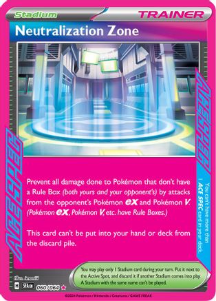 POKEMON TCG - Neutralization Zone 060/064 SV Shrouded Fable - ACE SPEC Rare