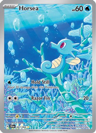 POKEMON TCG - Horsea 067/064 SV Shrouded Fable - Illustration Rare