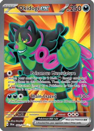 POKEMON TCG - Okidogi ex 082/064 SV Shrouded Fable - Ultra Rare
