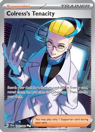 POKEMON TCG - Colress's Tenacity 087/064 SV Shrouded Fable - Ultra Rare