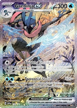 POKEMON TCG - Greninja ex 132 SV Scarlet & Violet Promo Cards - Promo