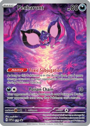 POKEMON TCG - Pecharunt 129 SV Scarlet & Violet Promo Cards - Promo