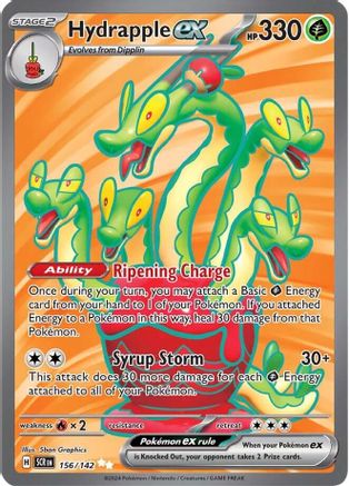 POKEMON TCG - Hydrapple ex 156/142 SV07 Stellar Crown - Ultra Rare