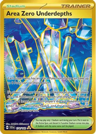 POKEMON TCG - Area Zero Underdepths 174/142 SV07 Stellar Crown - Hyper Rare