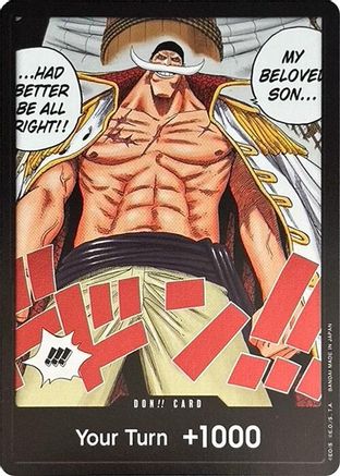 ONE PIECE TCG - DON!! Card (Alternate Art) Two Legends - DON!!