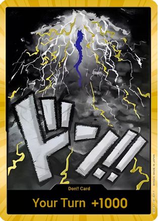 ONE PIECE TCG - DON!! Card (Kaido) (Gold) Premium Booster The Best - DON!!