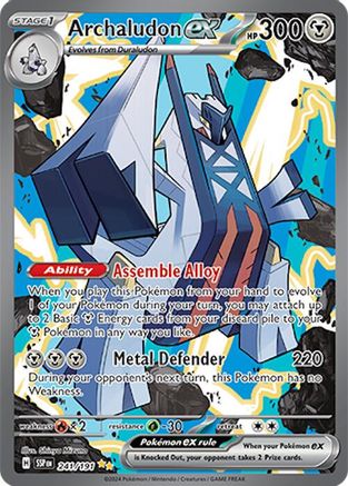 POKEMON TCG - Archaludon ex 241/191 SV08 Surging Sparks - Special Illustration Rare