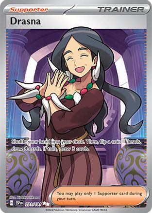 POKEMON TCG - Drasna 231/191 SV08 Surging Sparks - Ultra Rare