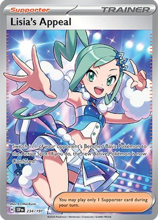 POKEMON TCG - Lisia's Appeal 234/191 SV08 Surging Sparks - Ultra Rare