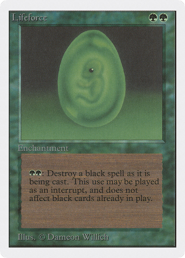 MAGIC: THE GATHERING - Lifeforce (2ED-207) - Unlimited Edition