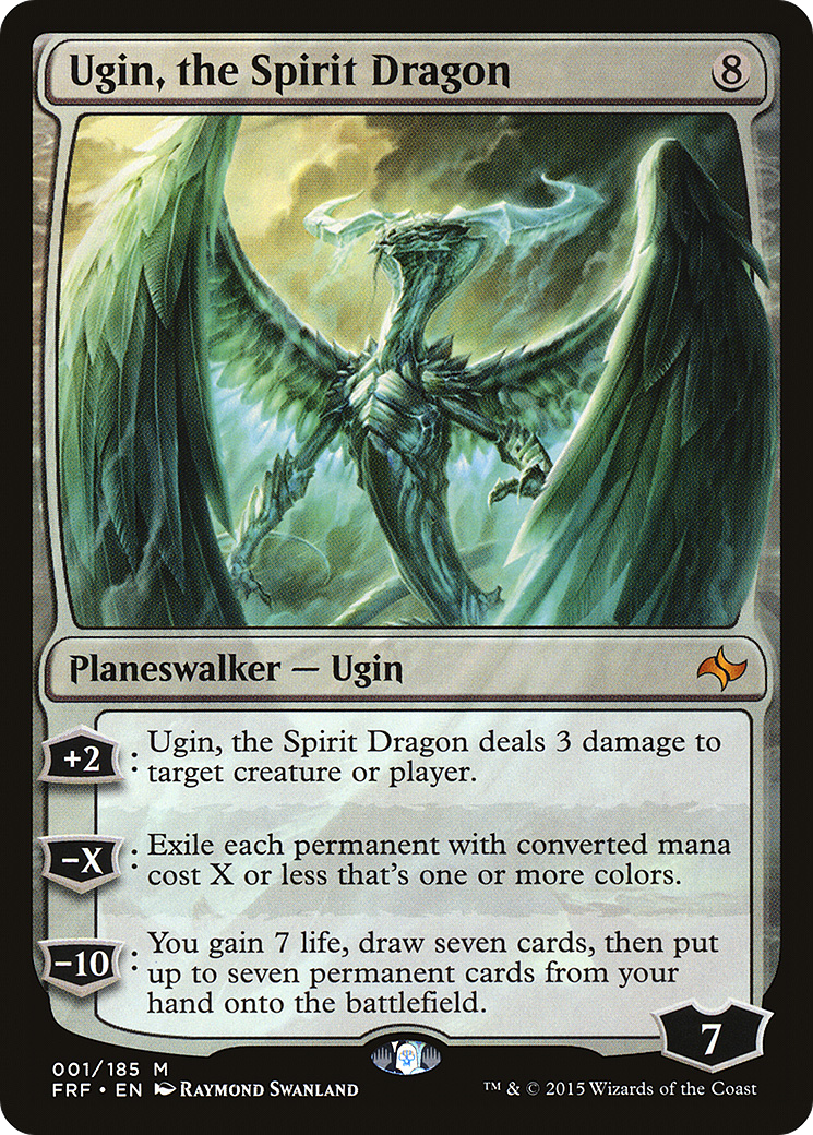 MAGIC: THE GATHERING - Ugin, the Spirit Dragon (FRF-001) - Fate Reforged
