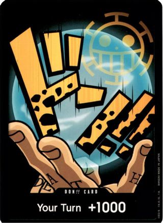 ONE PIECE TCG - DON!! Card (Trafalgar Law) Premium Booster The Best - DON!!