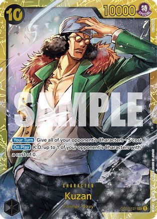 ONE PIECE TCG - Kuzan (OP02 OP02-121 Premium Booster The Best - Secret Rare