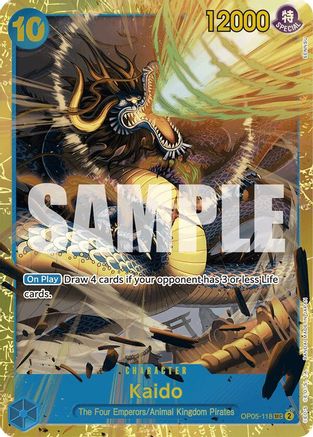 op05 rare cards ONE PIECE TCG - Kaido (OP05 OP05-118 Premium Booster The Best