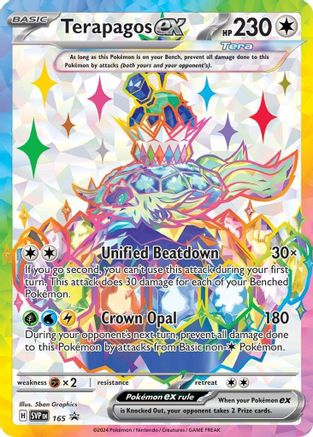 POKEMON TCG - Terapagos ex 165 SV Scarlet & Violet Promo Cards - Promo