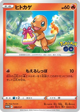 POKEMON TCG JAPANESE - Charmander 289/S-P/S-P SP Sword & Shield Promos - Common