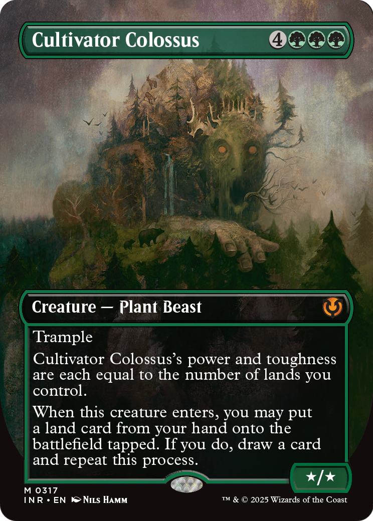 MAGIC: THE GATHERING - Cultivator Colossus (Borderless) (INR-317) - Innistrad Remastered