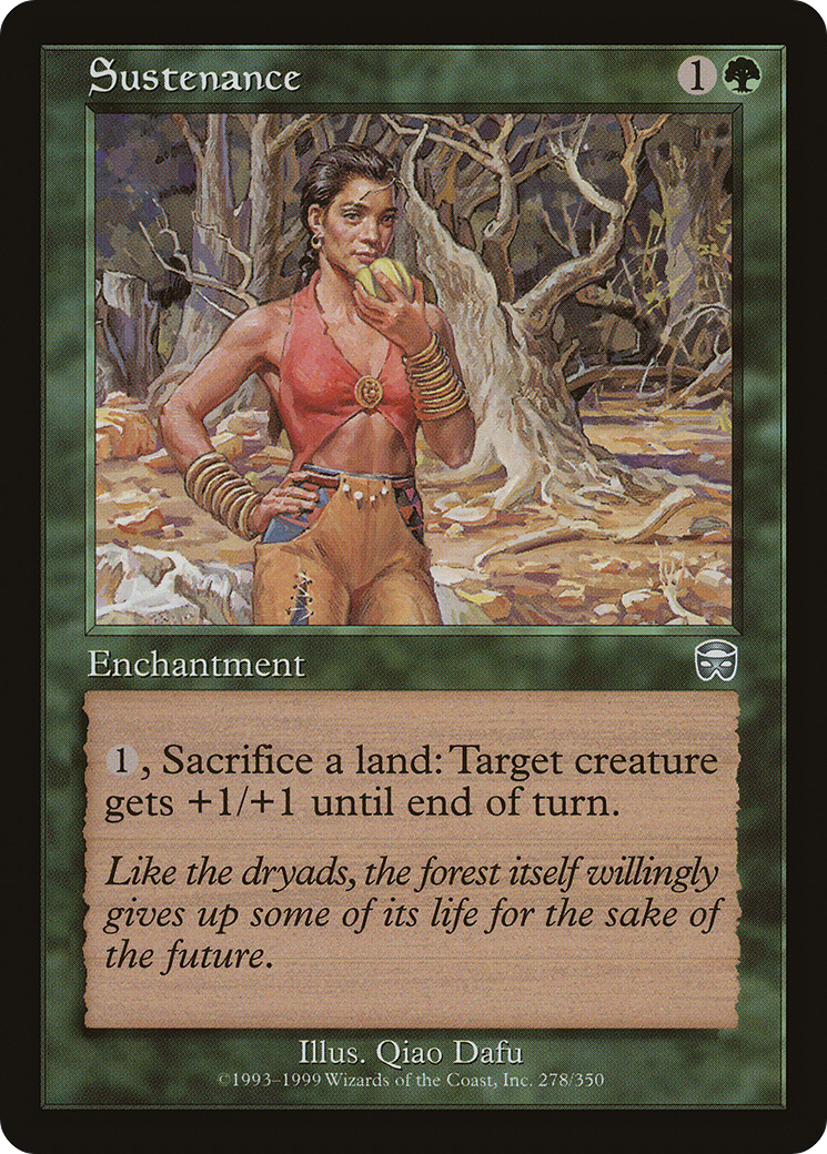 MAGIC: THE GATHERING - Sustenance (MMQ-278) - Mercadian Masques