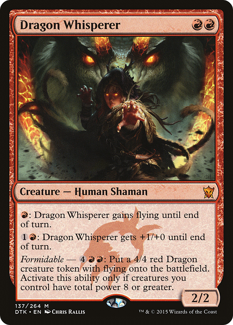 MAGIC: THE GATHERING - Dragon Whisperer (DTK-137) - Dragons of Tarkir