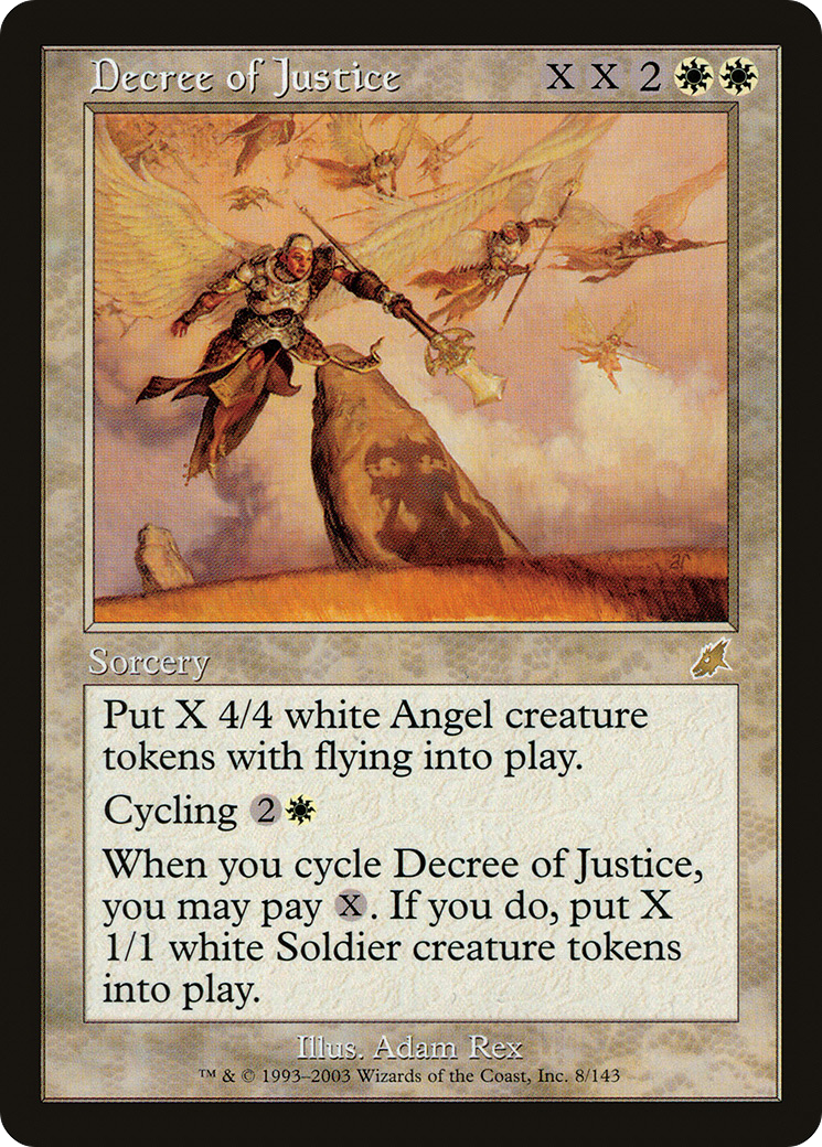 MAGIC: THE GATHERING - Decree of Justice (SCG-008) - Scourge Foil