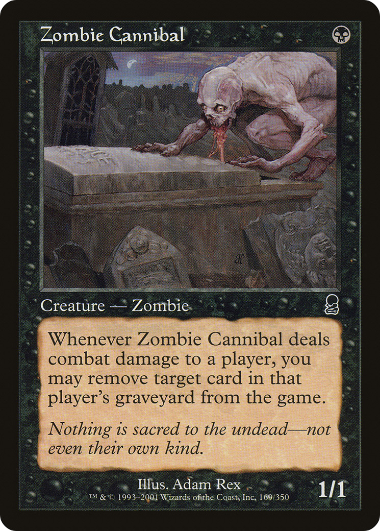 MAGIC: THE GATHERING - Zombie Cannibal (ODY-169) - Odyssey