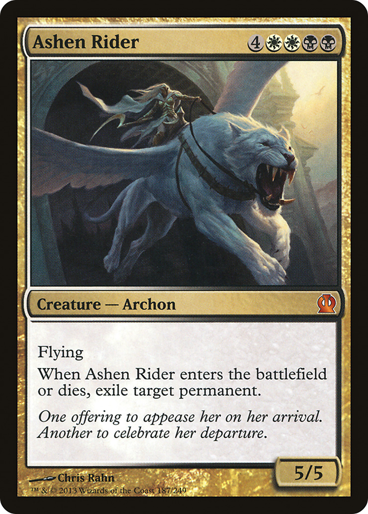 MAGIC: THE GATHERING - Ashen Rider (THS-187) - Theros Foil